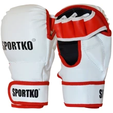 Перчатки SportKo ПД7 для MMA с открытыми пальцами искусственная кожа в ассортименте: undefined undefined