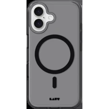 Чехол для iPhone LAUT CRYSTAL-M Transparent Black (L_IP24A_CRM_UB) for iPhone 16: Цвет черный