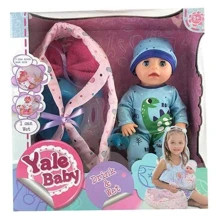 Пупс Yale Baby с аксессуарами (YL 1854 K): Производитель Yale Baby