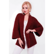 Кардиган 1 For You VKP0004-42-52 42-52 бордовый: Страна производитель Украина