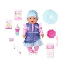 Кукла BABY born серии Нежные объятия - Волшебная девочка в джинсовом наряде (43 cm, с аксесс.): Возраст от 3 лет