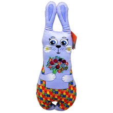 Игрушка-сплюшка Копиця Зайчик сиреневый 60 см (00280-921): Тип дикие животные