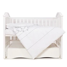Сменная постель 3 эл. Twins Eco Line 3090-E-025, Teddy Bears, серая: Тип постельный комплект