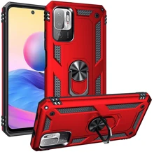 Аксессуар для смартфона Mobile Case Shockproof Serge Magnetic Ring Red for Xiaomi Redmi Note 10 5G / Poco M3 Pro / Poco M3 Pro 5G: Совместимость Xiaomi Redmi Note 10 5G / Poco M3 Pro / Poco M3 Pro 5G