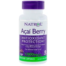 Natrol Acai Berry 1,000 mg 75 Veggie Caps Асаи (супер): Тип Фруктовые экстракты