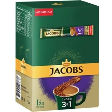 Напиток кофейный растворимый Jacobs Choco 3в1 24х15 г (8714599107638): Вид напитка Напиток кофейный растворимый