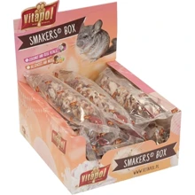 Колба Vitapol Smakers Box для шиншилл со вкусом кокоса и лепестков роз 12шт (112,044): undefined undefined