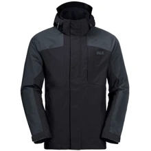 Куртка Jack Wolfskin Viking Sky Men 1107994-6000 48 черная зимняя с капюшоном: Вид Куртки