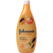 Johnson’s Vita-Rich Body Wash Гель для душа "Папайя" 750 ml: Назначение Очищение