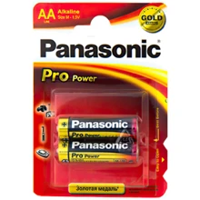 Panasonic AA bat Alkaline 2шт Pro Power (LR6XEG/2BP): undefined undefined
