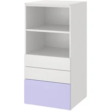 Стеллаж ІКЕА SMÅSTAD / PLATSA 60х57х123 см c 3 ящиками (095.446.72): undefined undefined