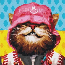 Картина по номерам Brushme Котик Kalush ©Марианна Пащук 40x50 см (BS53159): Производитель Brushme