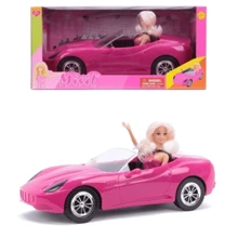 Детская кукла Defa с машинкой розовая (8228DEFA(pink)): Производитель Defa