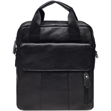 Чоловіча сумка планшет Borsa Leather чорна (K18863-black): Стать Чоловік