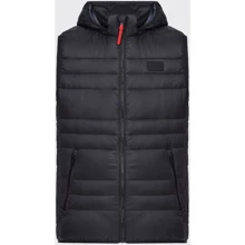 Жилет CMP Man Vest Zip Hood Nero 31K2727-U901 54 чорний утеплений: Вид Жилети