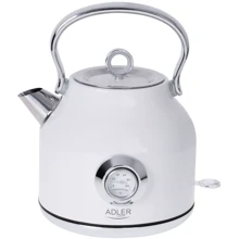 Электрочайник Adler AD 1346 white: Мощность, Вт 2200