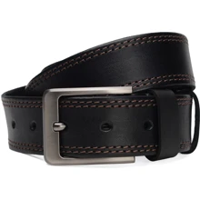 Чоловічий ремінь Borsa Leather чорний (v1gench2a): Стать Чоловік
