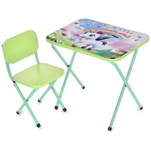 Столик детский Bambi M 5967-5 складной со стульчиком: Тип набор