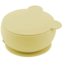 Глибока тарілка MinikOiOi силіконова Bowl Mellow Yellow (101080106): Матеріал силикон