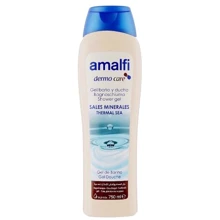 Amalfi Морские Минералы гель для душа + пена для ванны 750 ml: Назначение Увлажнение, Очищение