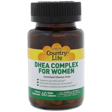 Country Life DHEA Complex For Women 60 Caps (CLF-01674): Форма выпуска Капсулы
