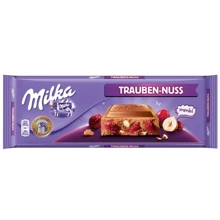 Шоколад Milka Trauben-Nuss Raisins & Hazelnuts 270 г (DL38883): Вага, г 270