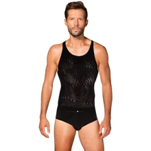 Эротическая майка Obsessive T103 black S/M/L: Для кого Для мужчин