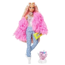 Кукла Barbie Экстра в розовой шубе (GRN28): Возраст от 3 лет