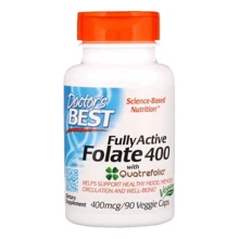 Doctor's Best Fully Active with Quatrefolic 400 mcg Фолат з кватрофоліком 90 капсул: Форма випуску капсули