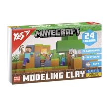Пластилин YES Minecraft 24 цветов 480 г (540682): Производитель YES