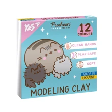 Пластилин YES Pusheen 12 цветов 240 г (540669): Производитель YES