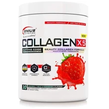 Genius Nutrition Collagen X5 Wild Strawberry Коллаген 360 г: Форма выпуска Порошок