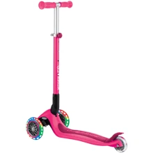 Самокат Globber серии PRIMO FOLDABLE LIGHTS, розовый, 3 колеса с подсветкой 50 кг 3+ (432-110-3): Количество колес 3