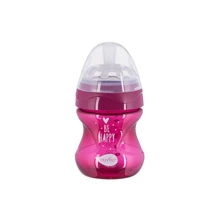 Пляшечка Nuvita для годування Mimic Cool 150 мл 0+ антиколікова бордова (NV6012PURPLE): Матеріал пластик