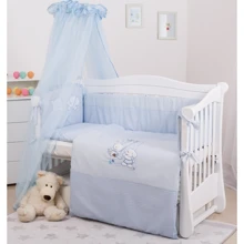 Постельный комплект 8 эл Twins Evo Котик и собачка 4073-A-103, blue, голубой: Тип постельный комплект