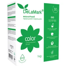 Стиральный порошок DeLaMark универсальный Color экологический 1 кг: Вид стирки Универсальная