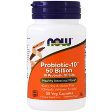 Now Foods Probiotic-10, 50 Billion, 50 Veg Capsules (NOW-02928): Тип Пробиотики