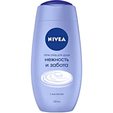 Nivea Smooth Shower Gel Гель-уход для душа Нежность и забота 250 ml: Назначение Очищение