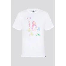 Футболка 47 Brand LA Dodgers Tie Dye Print Backe (544212-FS) XL біла з принтом: Вид Футболки