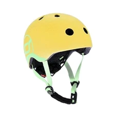 Шлем защитный детский Scoot&Ride лимон, с фонариком, 45-51см (XXS/XS): Производитель Scoot&Ride