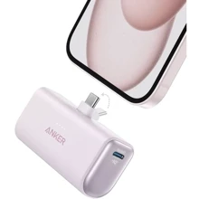 Внешний аккумулятор Anker Powerbank 5000mAh Nano 22,5W USB-C Pink: Количество USB 1