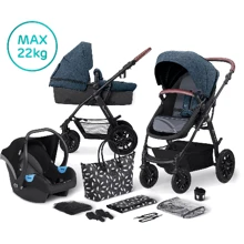 Універсальна коляска 3 в 1 Kinderkraft Xmoov Denim (KKWXMOVDEN3000): Тип коляски універсальна коляска (3-в-1)