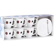 Столовый сервиз Сервиз Luminarc Kyoko White G6896 (6 пр.) (220 мл): Количество персон 6
