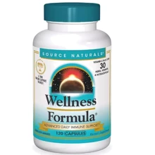 Source Naturals Wellness Formula Растительный иммунный комплекс 120 капсул: Форма выпуска Капсулы