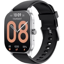 Смарт-часы Amazfit Pop 3S Silver: Дисплей 1.96" AMOLED (410x502) / 331 ppi
