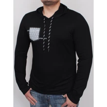 Лонгслів PFProject POCKET Long XXL чорний з принтом: Вид Лонгсліви