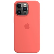 Чехол для iPhone TPU Silicone Case Pink Pomelo for iPhone 13 Pro Max: Цвет розовый