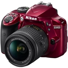 Nikon D3400 kit (18-55mm VR) Red Офіційна гарантія: Тип матриці CMOS