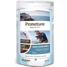 Беззерновой корм Pronature Holistic Dog Mediterranea Large Bites с лососем и вялеными томатами для собак средних и крупных пород 340 г: Тип Сухой корм