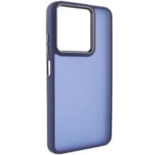 Чохол для телефона Epik TPU+PC Lyon Frosted Case Navy Blue для Infinix Hot 40: Сумісність Infinix Hot 40